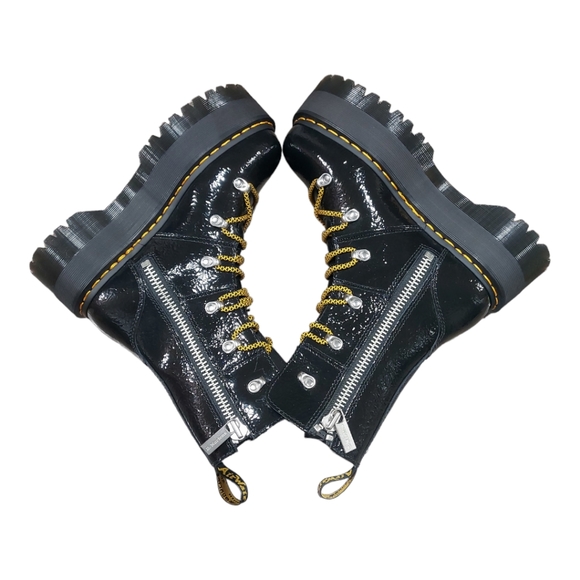 Dr. Martens Ghilana Patent Max Patent Max Boots Shoes Black 27788001 - Picture 6 of 7